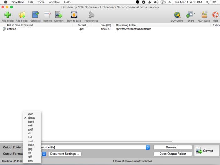 doxillion document converter software for mac